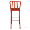 Krzesło do jadalni żelazne krzesło barowe